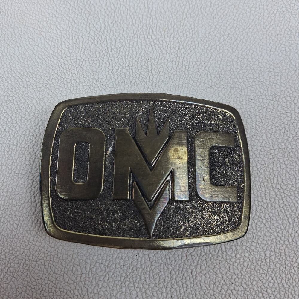 WG01133 NICE VINTAGE 1970s **OMC** OWATONNA MANUFACTURING CO. MINING BELT BUCKLE
